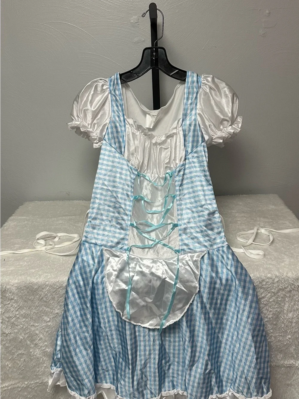 Dorothy Wizard of Oz Blue & White Womens Costume